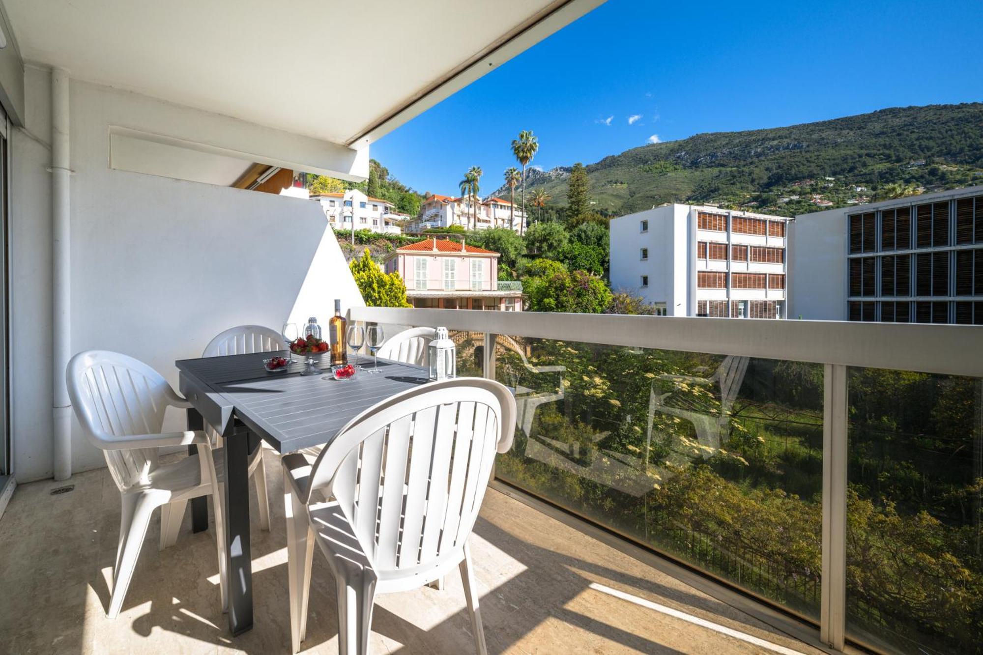 Appartement Le Rocamare - Piscine Toit Terrasse - Parking Prive - Terrasse à Menton Extérieur photo